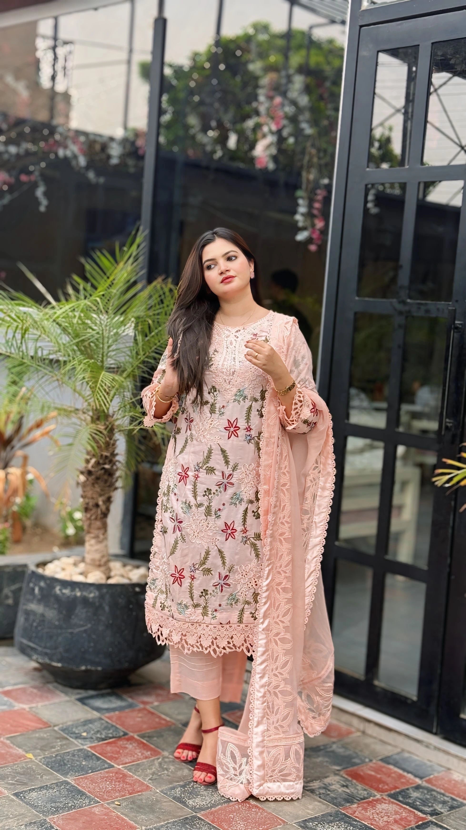 Falak (3-Piece Embroidered Lawn Suit)